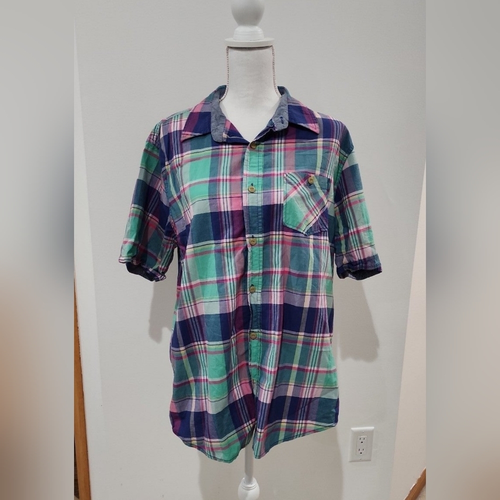 Weatherproof vintage plaid shirt